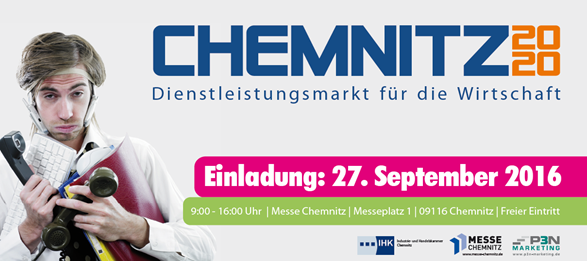 Einladung Chemnitz 2020: Dienstleistungsmarkt für die Wirtschaft